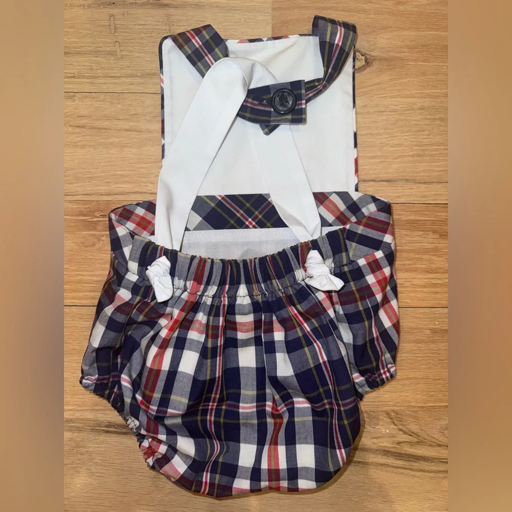 TBBC Sunsuit in Planters Inn Plaid